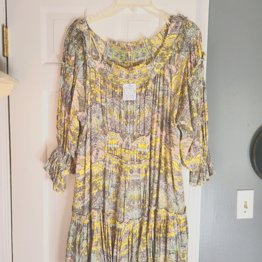NWT Free People Tiered Mini Dress